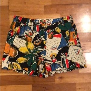 JCrew women’s patterned shorts size 6